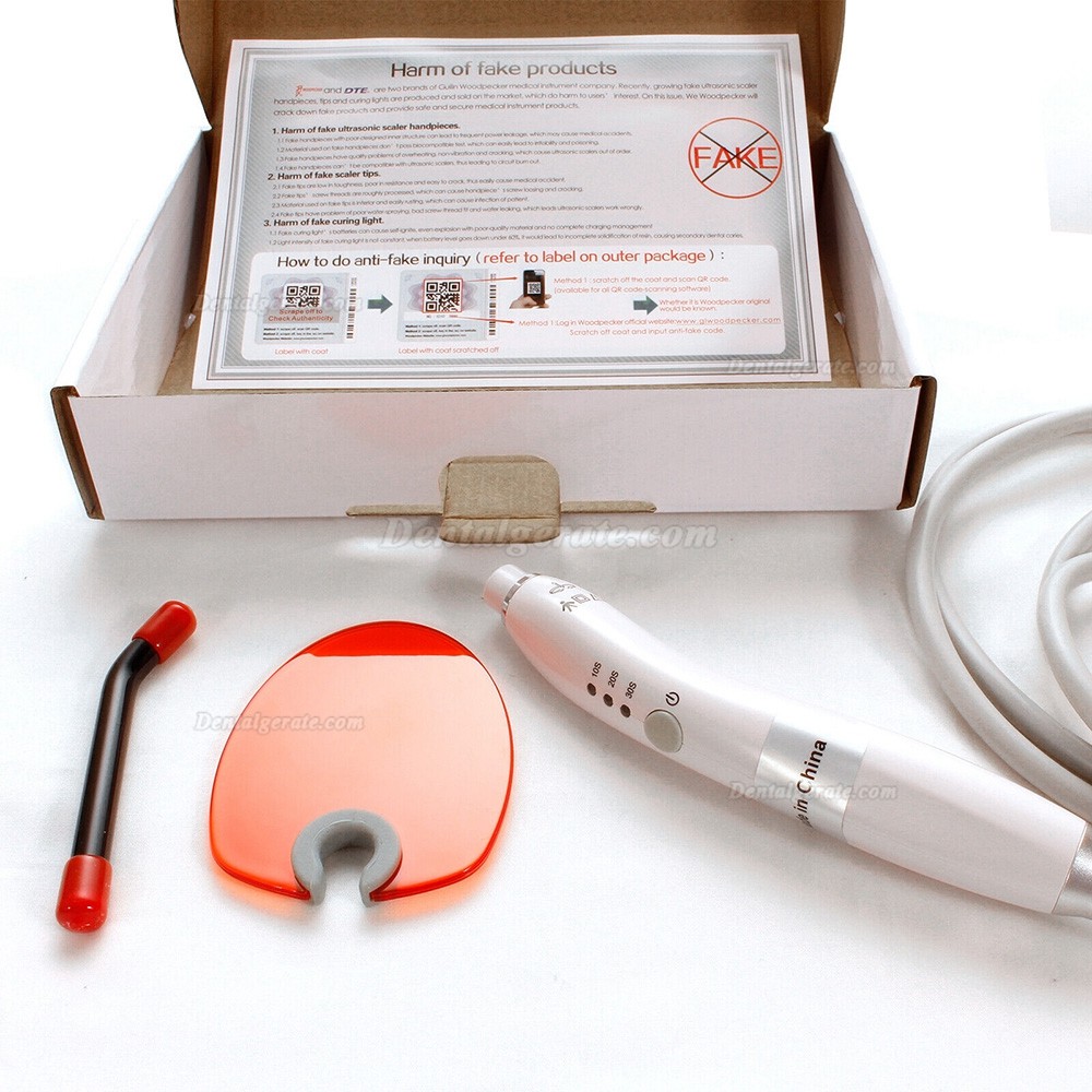Woodpecker LED-Q Polymerisationslampe mit Kabel (f&uuml;r Dentaleinheit)